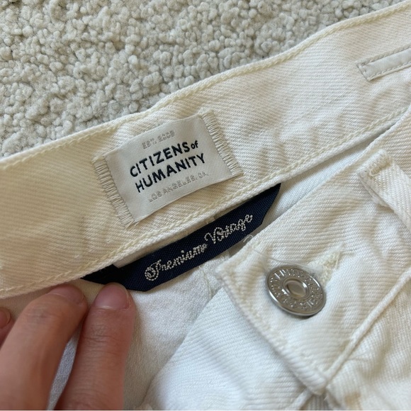 Citizens of Humanity EVA ripped white straight jeans - Picture 14 of 14